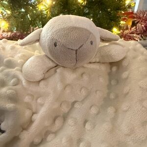Elegant Baby Lamb Security Blanket Lovey • Discontinued • Rare